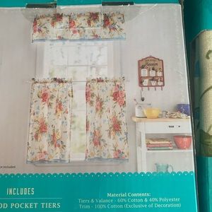 4 Pioneer Woman Sweet Rose Tiers. NEW in Box.  30W x 36L